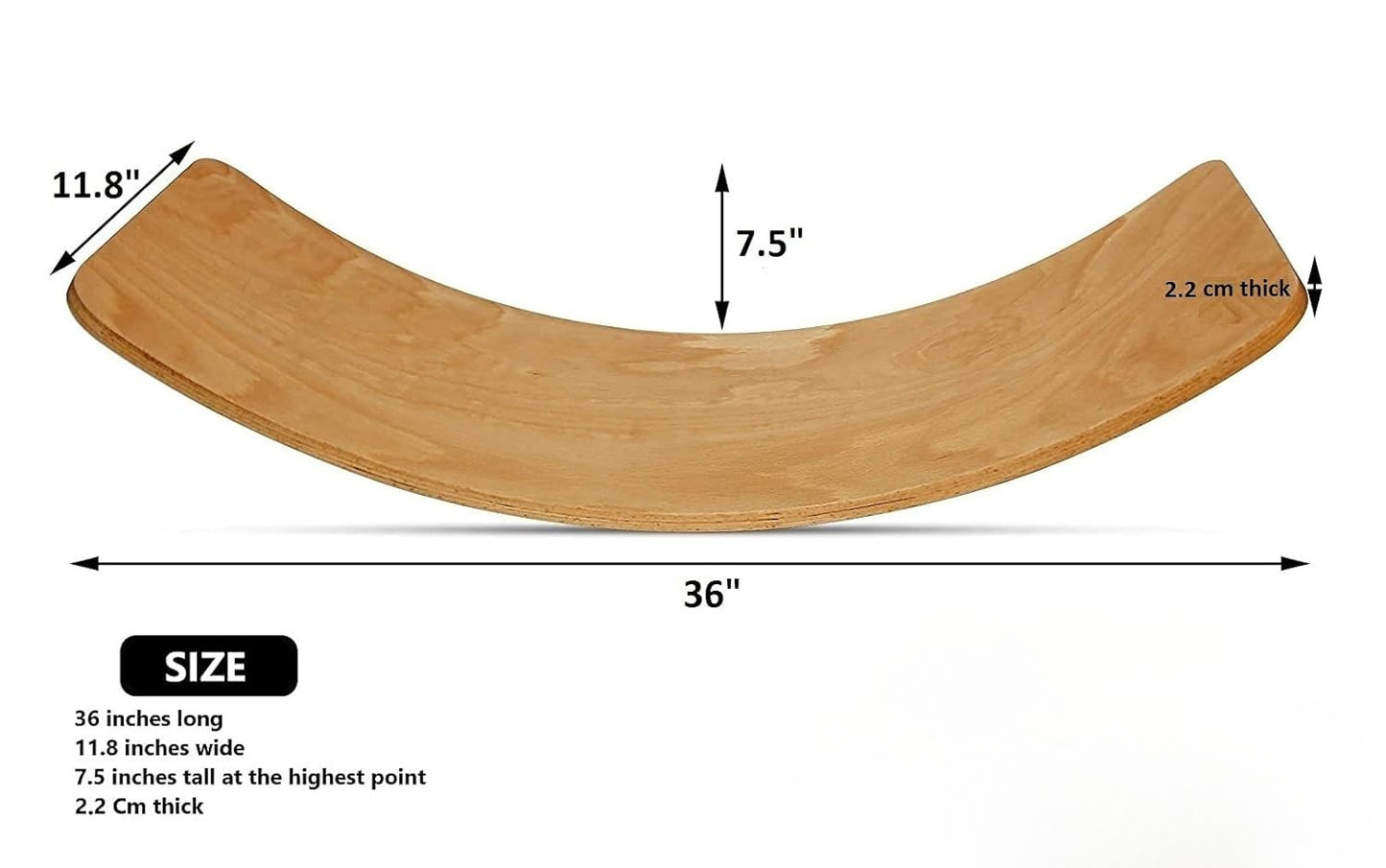 Balancing Board Normal Wood