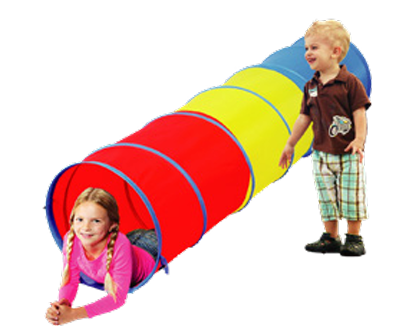 MULTICOLOR POP UP TUNNEL