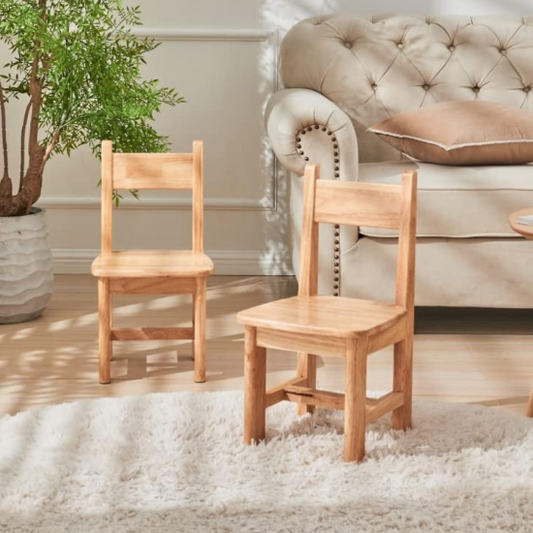 Rubber Wood Chair for Kids Home Furniture