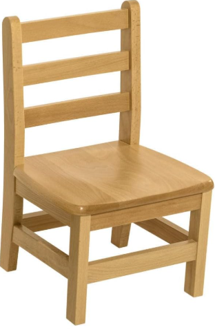 Kids Rubber Wood Chair Set, Wood Chairs for Children