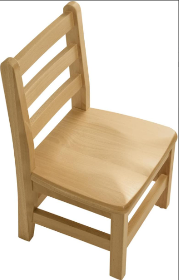 Kids Rubber Wood Chair Set, Wood Chairs for Children