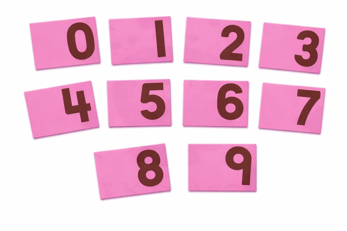 Sandpaper Numbers 0–9 | Montessori Tactile Counting & Number Learning Toy for Kids