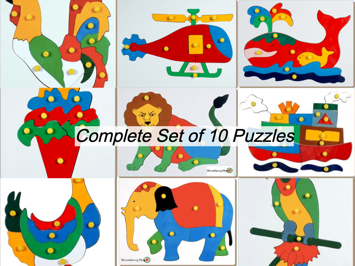 Pick & Place Wooden Puzzles