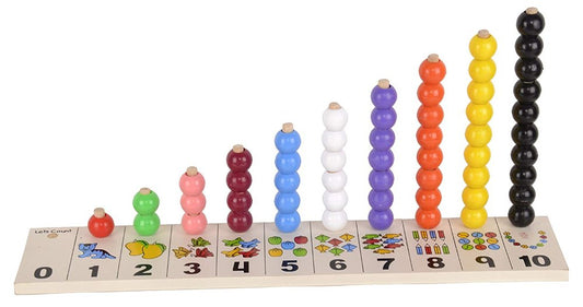 Let' Count Beads (0 to 10) for Kids Learning