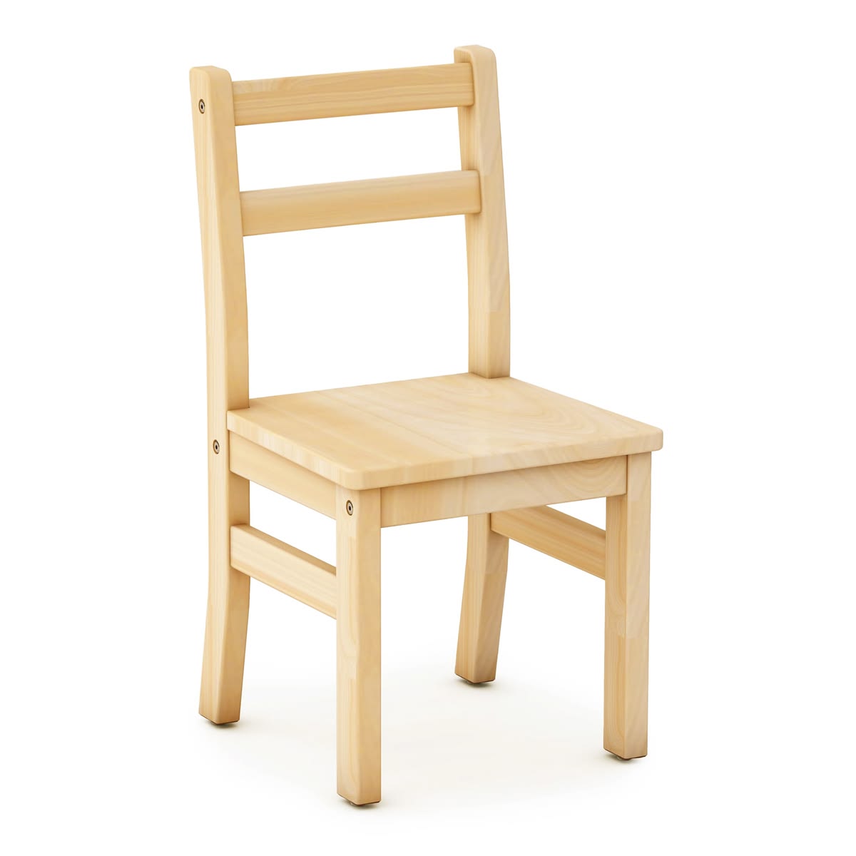 Heavy-Duty Solid Rubberwood Kids Study & Dining Chair