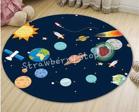 Carpet (TRound Solar System Kids' Area Rughe Galaxy Explorer)