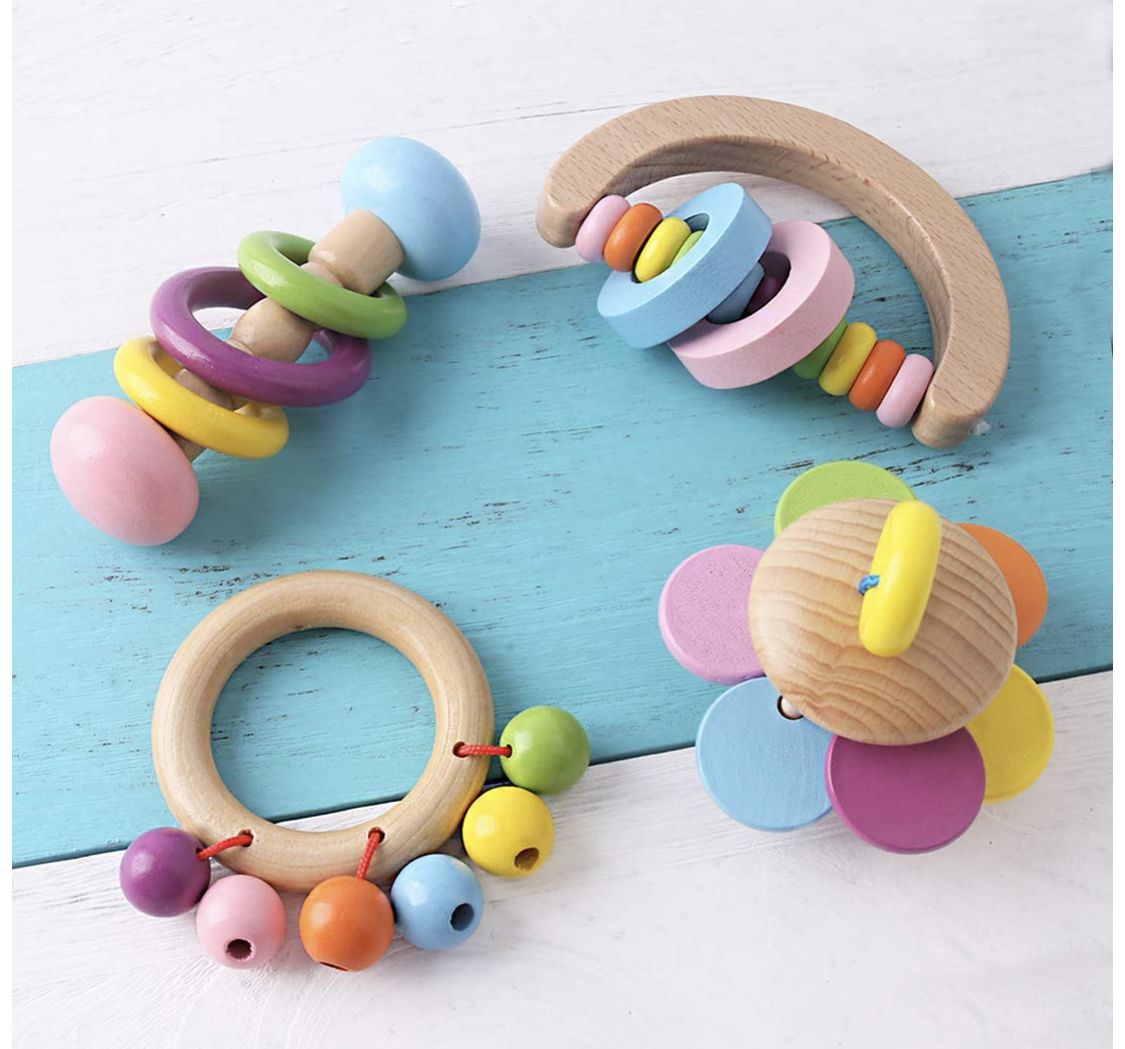 Wooden Grip & Shake Toy