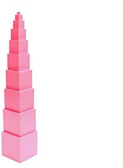 Montessori Wonderfully Sensorial Teaching Toys for Children- Montessori Small Pink Tower