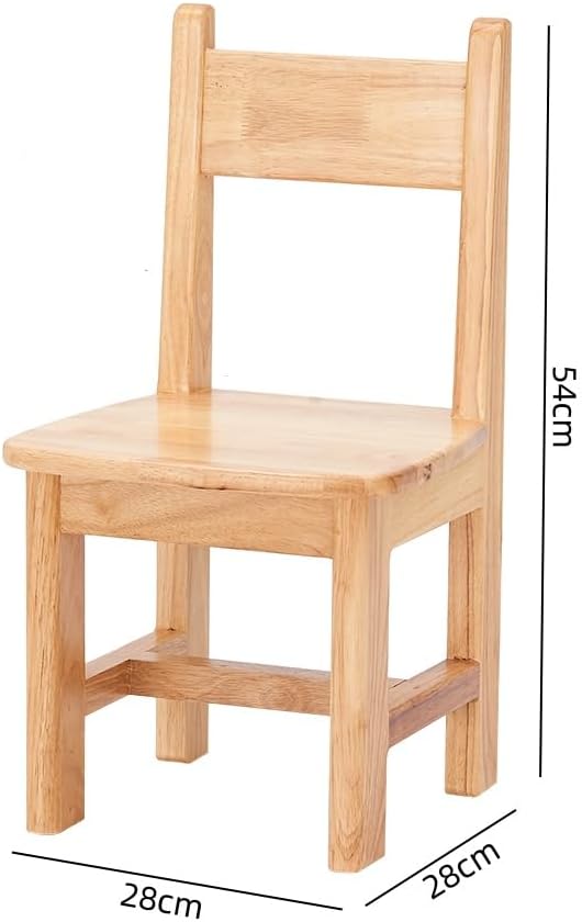 Rubber Wood Childrens Wooden Chair,Premium Wooden Nursery Furniture-Kid-Friendly,Solid Wood Kids Bedroom Furniture for Small Room