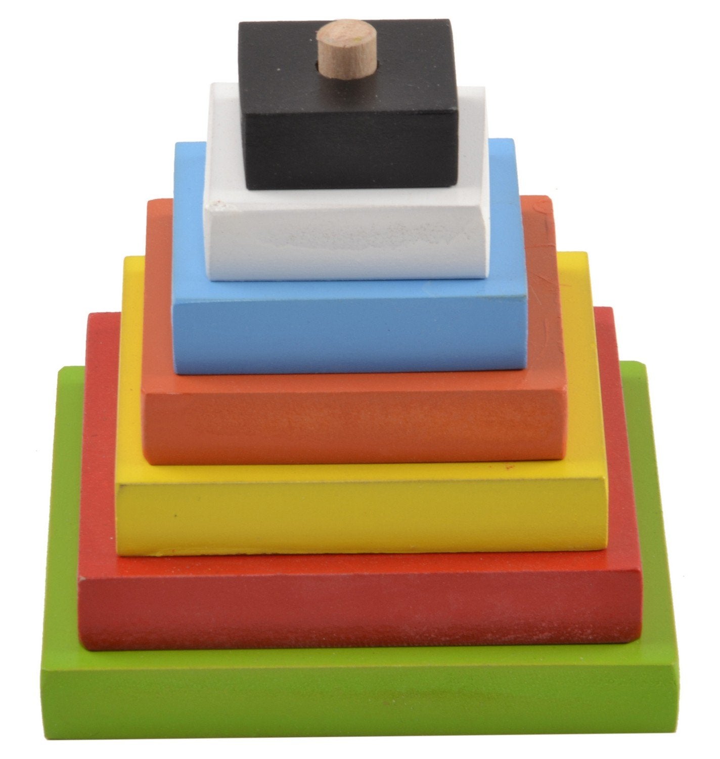 ooden Square Stacking Toy | Montessori Educational Toy for Toddlers