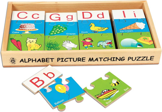 Alphabet Picture Matching Puzzle | ABC Learning & Letter Recognition Toy for Kids