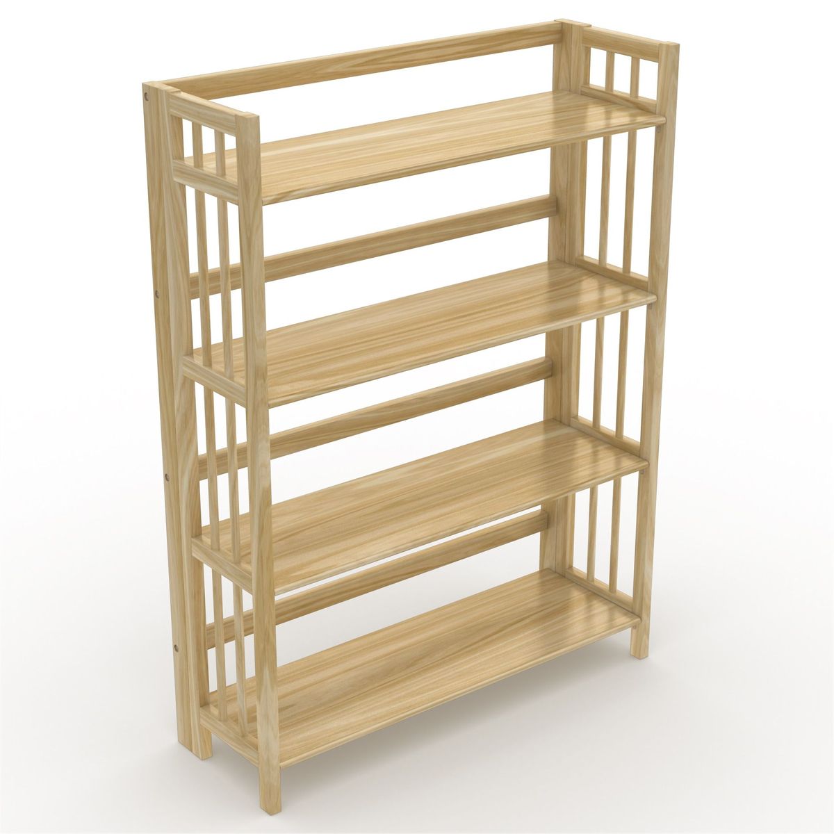 Modern Wooden Storage Rack Shelf