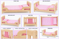 Wooden Doll Bed for Kids