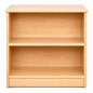 Tier Natural Wood Montessori Storage Rack & Bookshelf