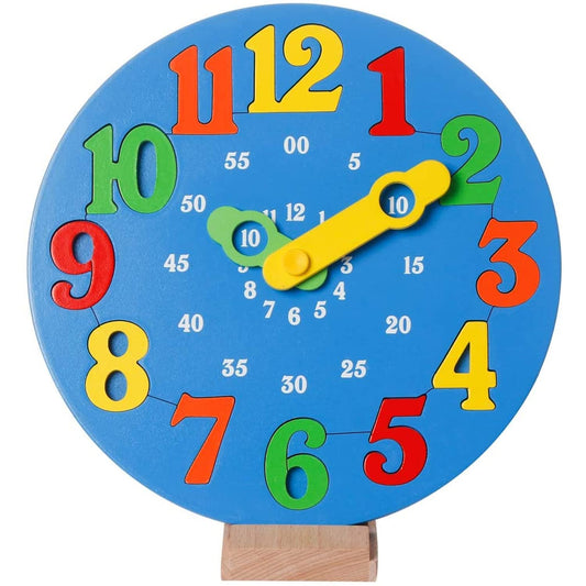 Jigsaw Clock Puzzle for Kids | Time Learning & Educational Wooden Clock Toy