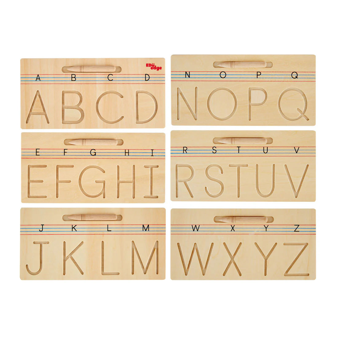 Wooden Capital Letters Tracing Board