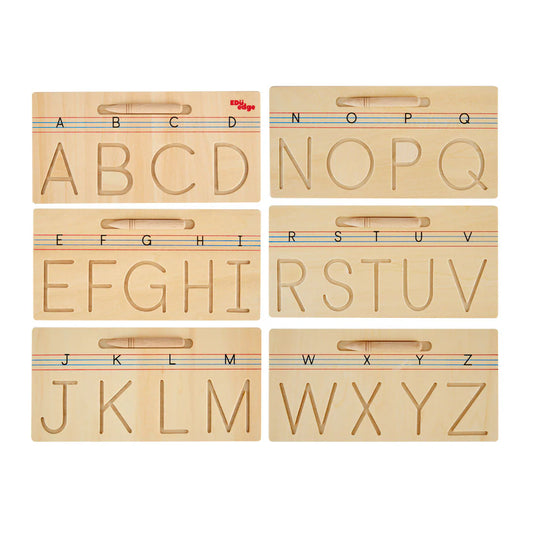 Wooden Capital Letters Tracing Board