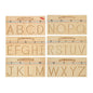 Wooden Capital Letters Tracing Board