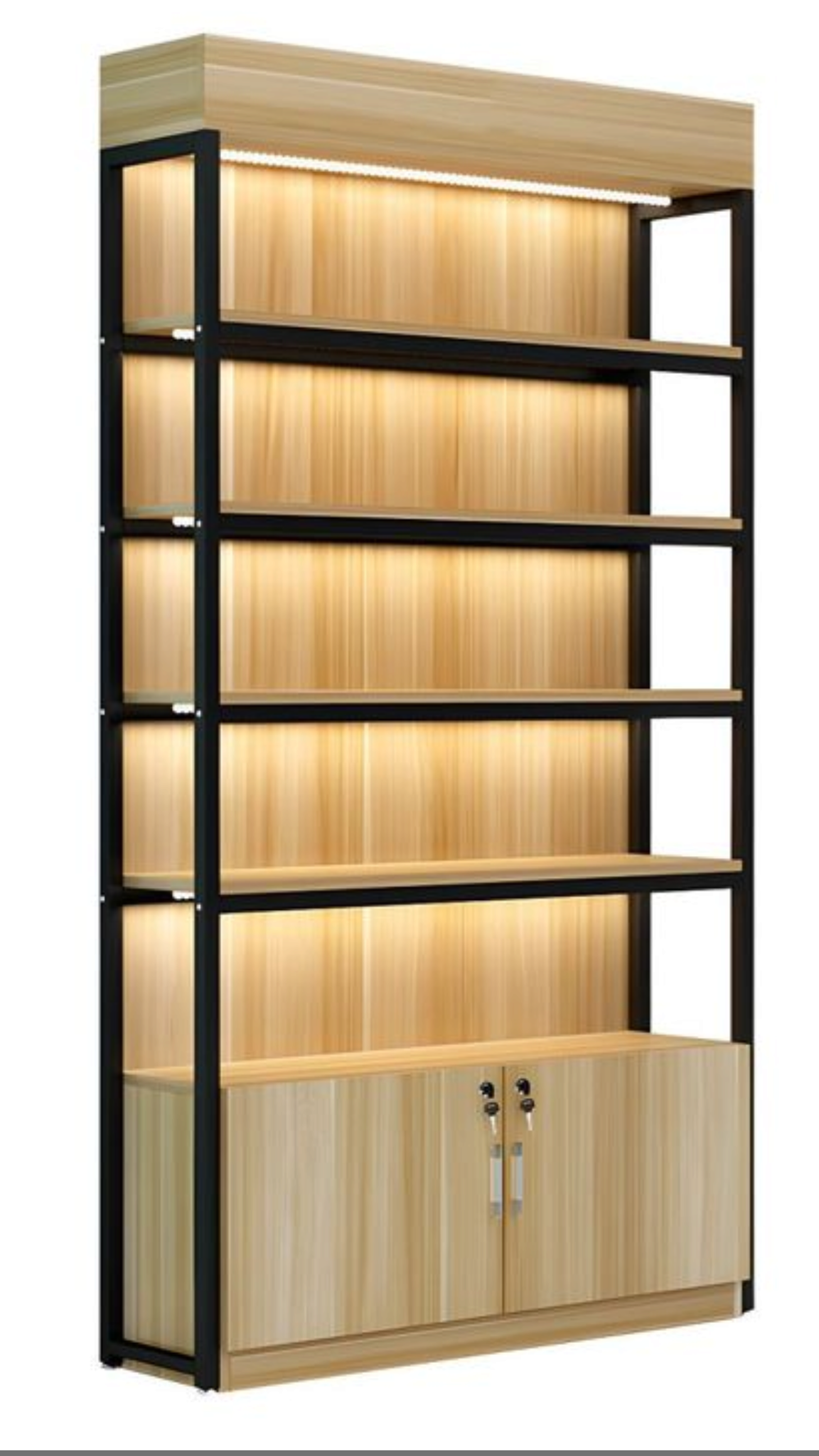 3-Tier Multi-Compartment Wooden Toy Shelf & Montessori Storage Rack