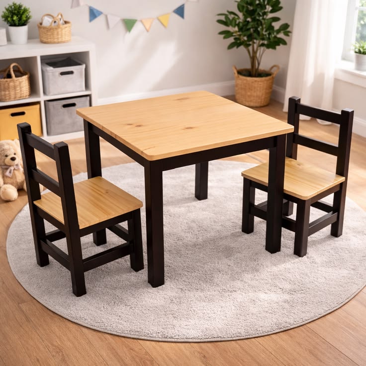 Modern Kids Study Table Set