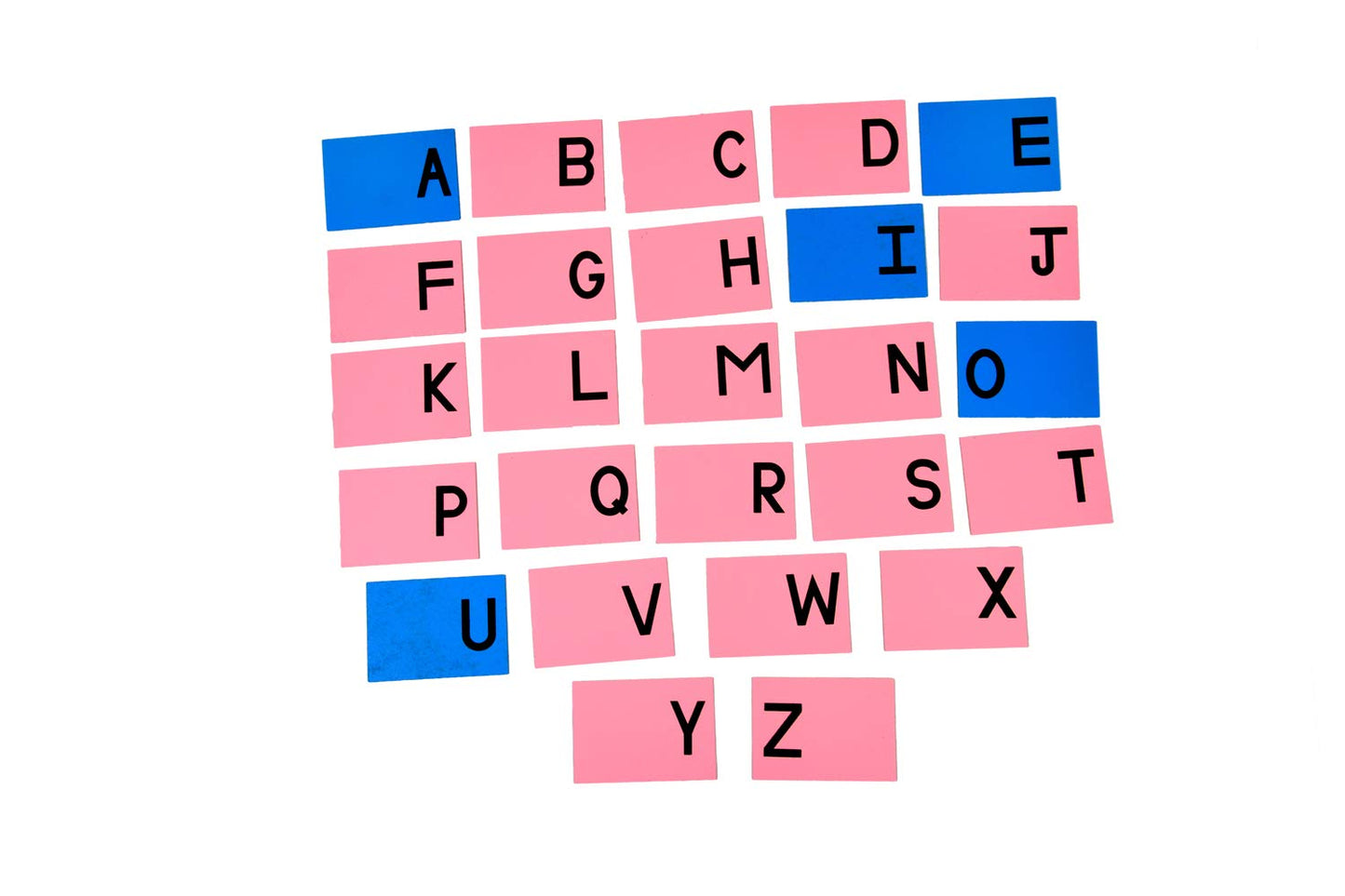 Sandpaper Capital Letters | Montessori Uppercase Alphabet Tracing Board for Kids