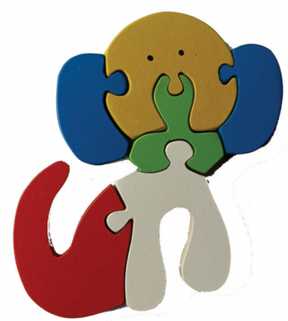 Jig Saw Coloured Puzzle