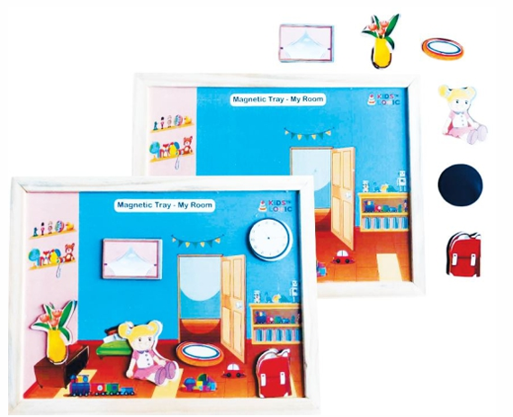Magnetic Twin Play Tray