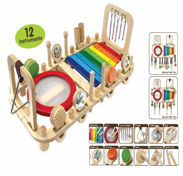 Melody Bench & Wall Musical Toy