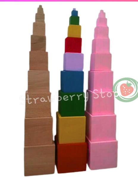 Montessori Stacking Tower Blocks