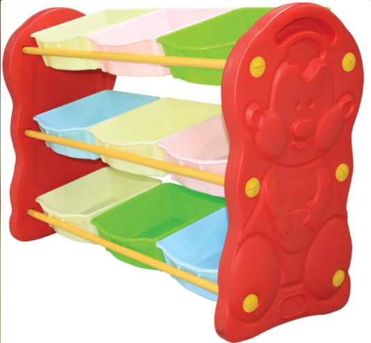 Plastic Toy Shelf