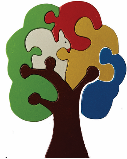 Jig Saw Coloured Puzzle