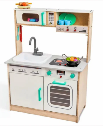 Kitchen Set with Running Water Sink