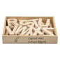Wooden Capital ABC Letters Blocks | Montessori Alphabet Learning Toy for Kids
