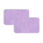 2-Piece Ultra-Soft Microfiber Bath Mat & Accent Rug Set