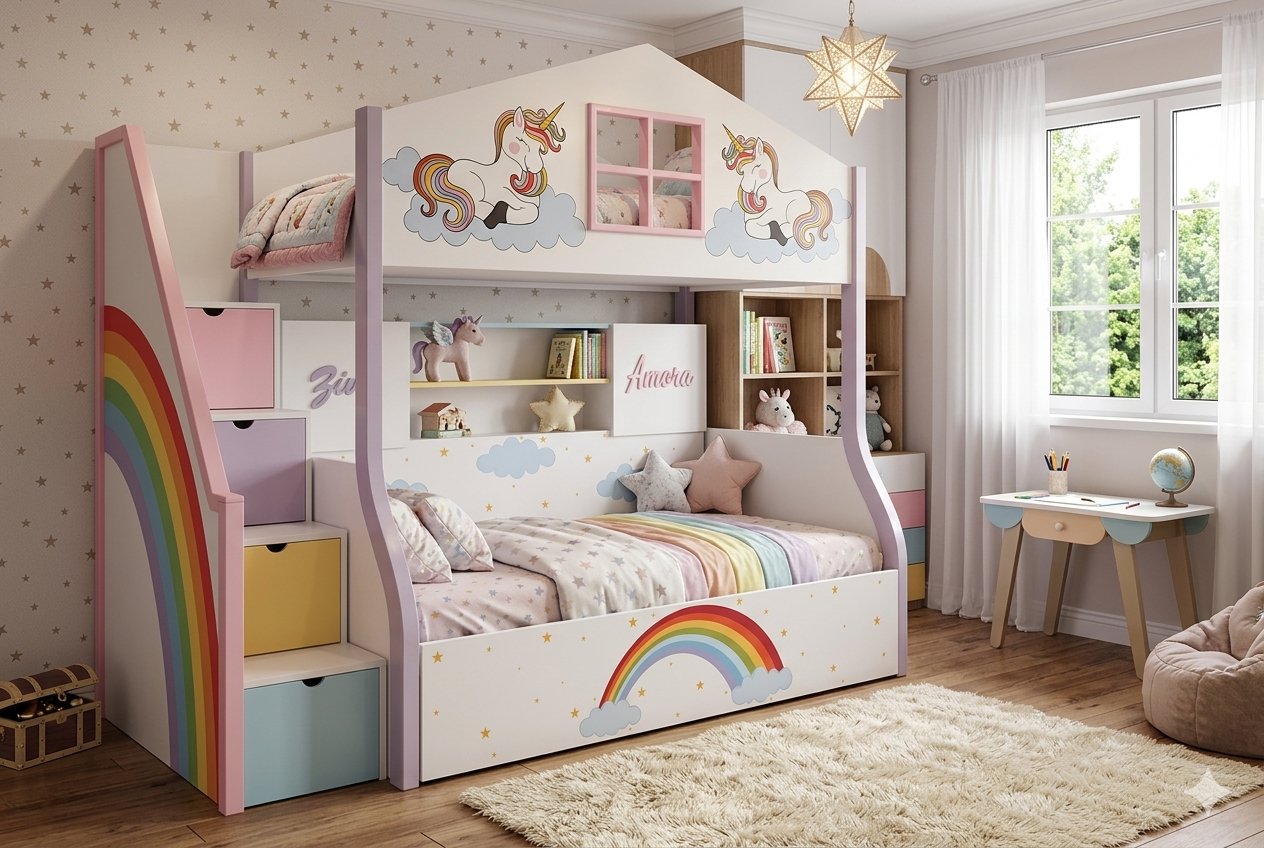 Unicorn Bunker Bed