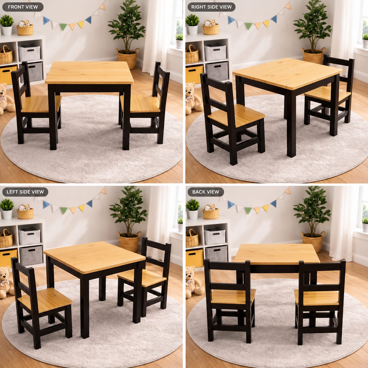 Modern Kids Study Table Set