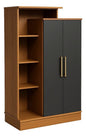Multi-Functional Wooden Kids Almirah & Open Toy Storage Cabinet
