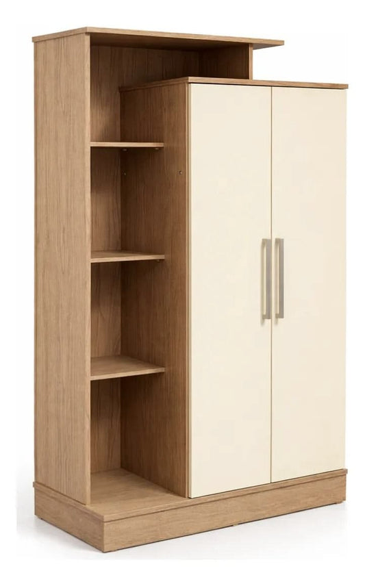 Premium Wooden Kids Almirah & Multi-Functional Nursery Storage Cabinet