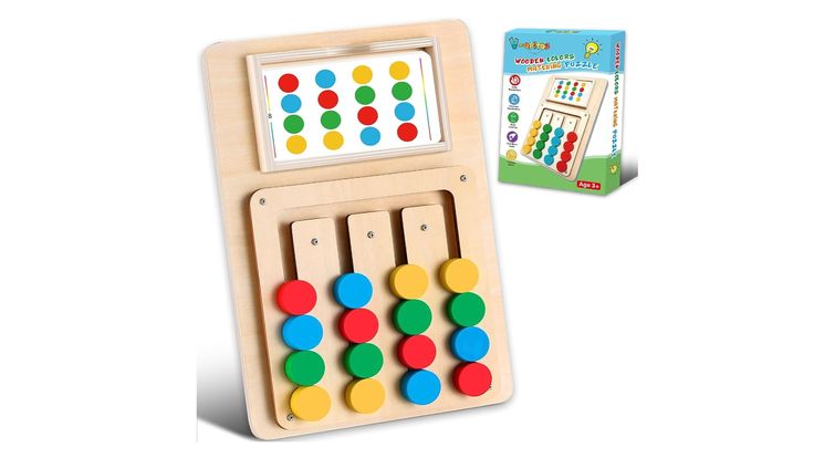 Montessori Wooden Color Matching Puzzle & Brain Teaser