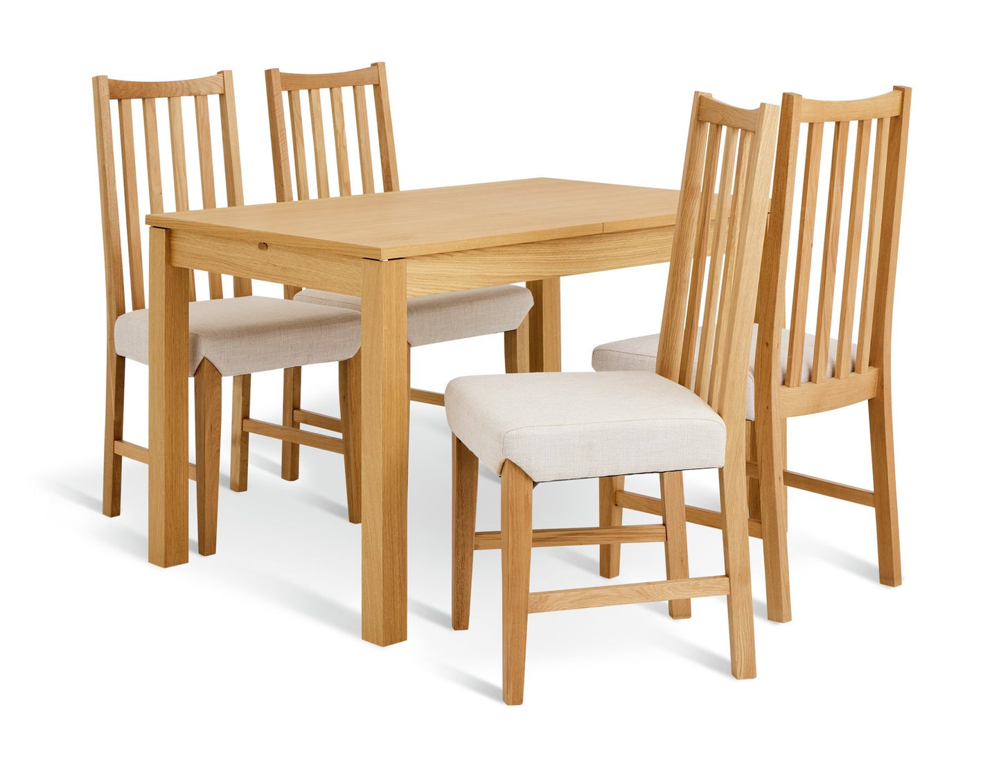 Luxury Wooden Dining Table Set for 4