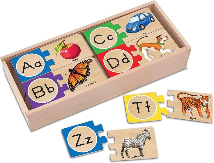 Wooden Dominoes Alphabet