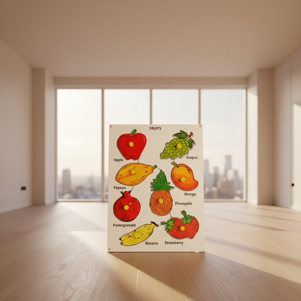 Fruits, wooden fruits Nobe puzzle (SP)
