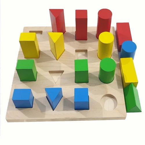 Shape Ascender – Wooden Shape Sorting Puzzle