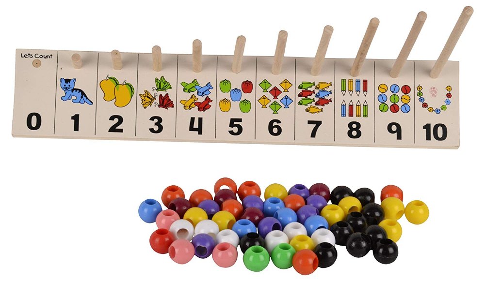 Let' Count Beads (0 to 10) for Kids Learning