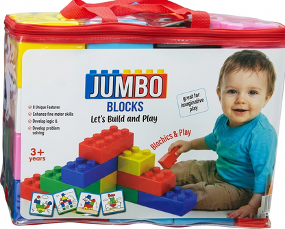 33Pcs. Jumbo Plastic Building Blocks For kids