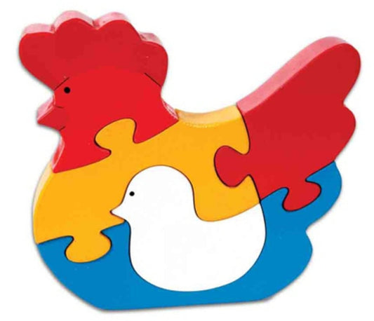 Wooden Farm Animal Puzzle Toy