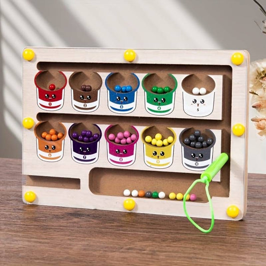 Magnetic Color & Number Maze