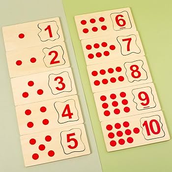 Number Domino 1–10 Game for Kids | Counting & Math Learning Educational Toy