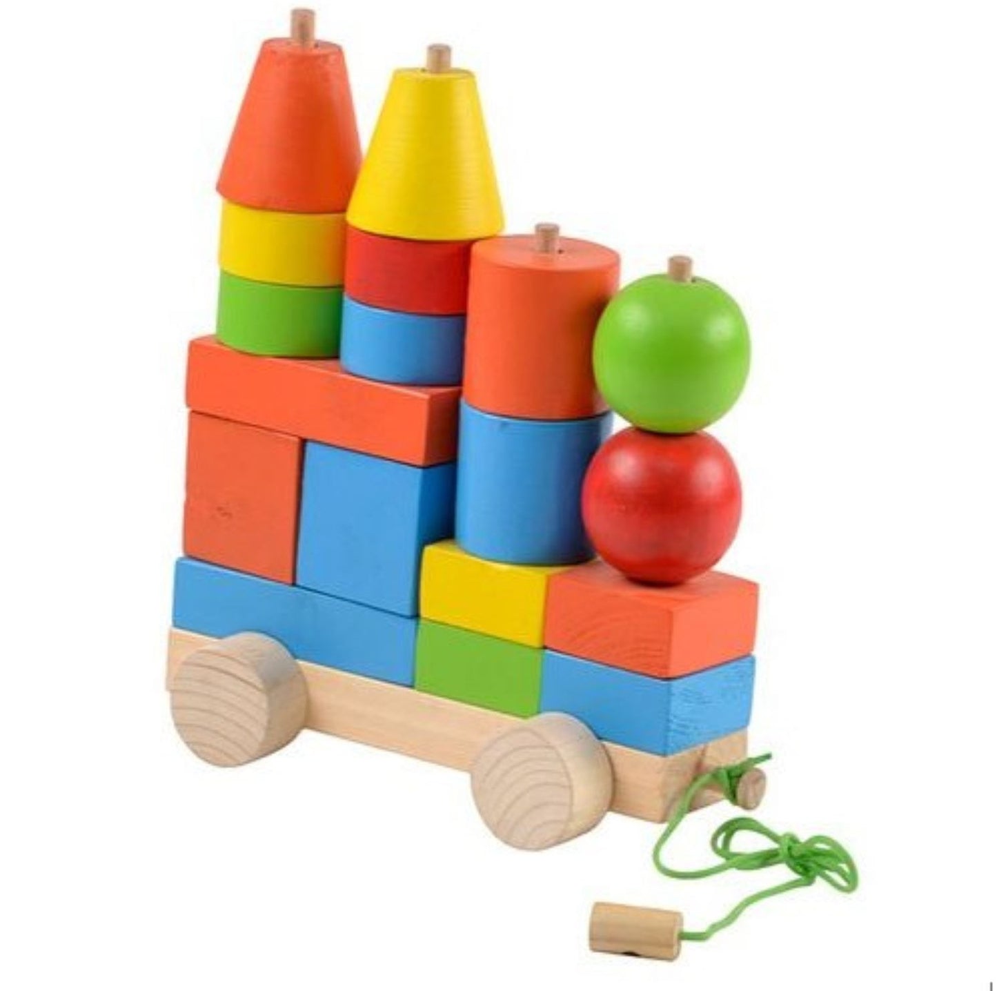 Pull Along Toy Construction Set