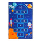 Themed Hopscotch Area Rug for Kids' Playrooms